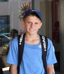 KeNako Academy, Keith Lindsey selected for the U13 Eden Tennis Team.