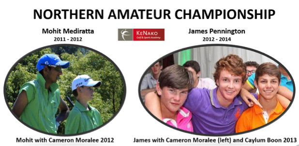3 KeNako students drawn to play together at Northern Amateur Championship