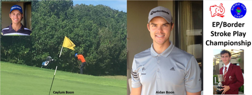 Caylum Boon finishes 10th and Aidan Boon 13th in EP Border Stroke Play Championship