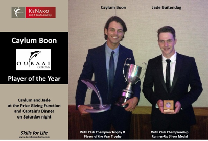 KeNako Academy, Caylum Boon Oubaai Player of the Year, article.