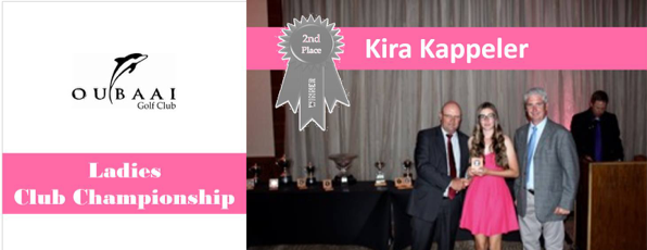 Kira Kappeler 2nd in Oubaai Ladies Club Championship