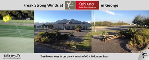 KeNako Academy, Freak Strong Winds in George, article.