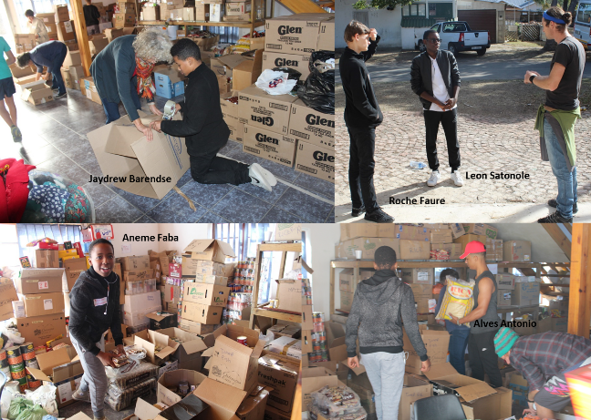 KeNako Academy, KeNako Students Volunteer in Relief Effort after Knysna Fire, article.