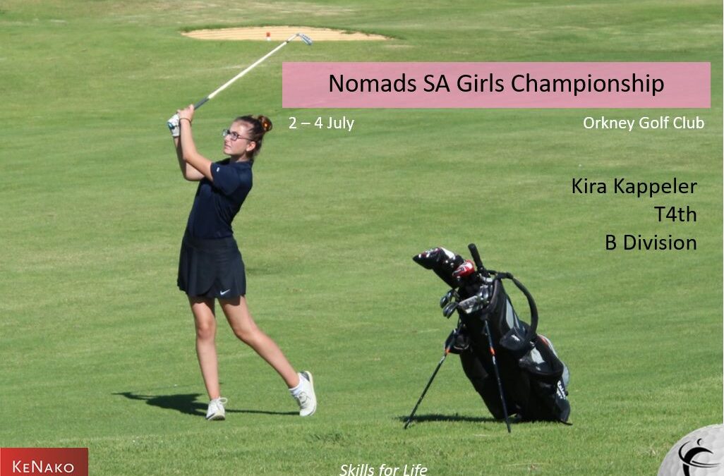 Kira Kappeler 4th in Nomads SA Girls Championship