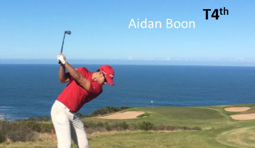 KeNako Academy, Aidan Boon T4th Dylan Cutting 6th in 2017 Oubaai Open, article.