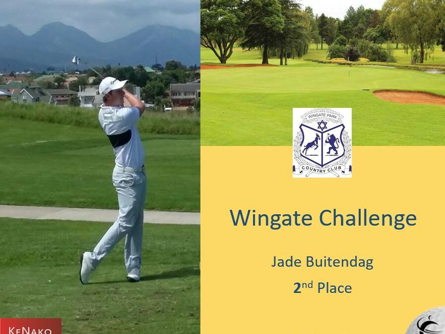 Jade Buitendag 2nd in Wingate Challenge