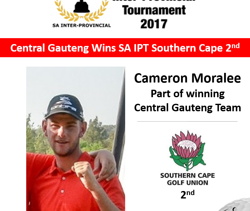 Cameron Moralee Part of Winning SA IPT Team