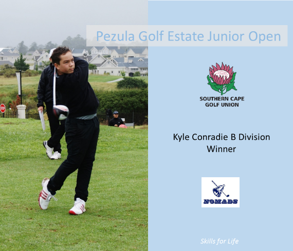 KeNako Academy, Kyle Conradie Wins B Division at Pezula Junior Open.