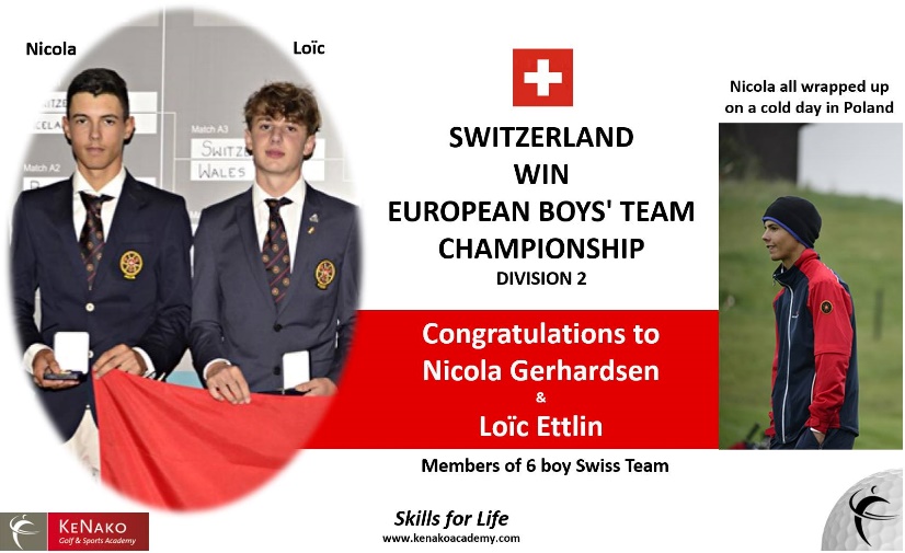 KeNako Academy, Nicola Gerhardsen, Loïc Ettlin Part of Winning Swiss Team, article.