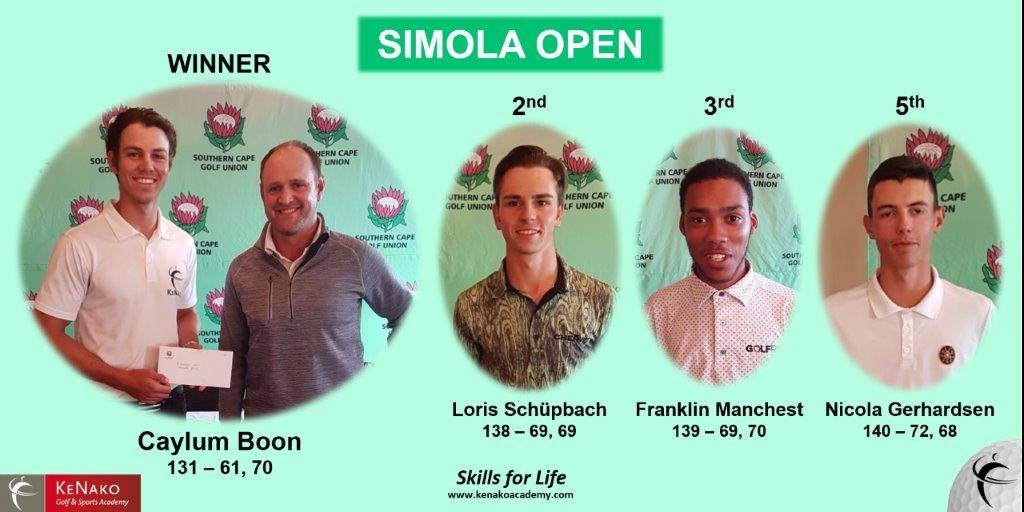KeNako Academy, 4 KeNako Students in Top 5 at Simola Open.