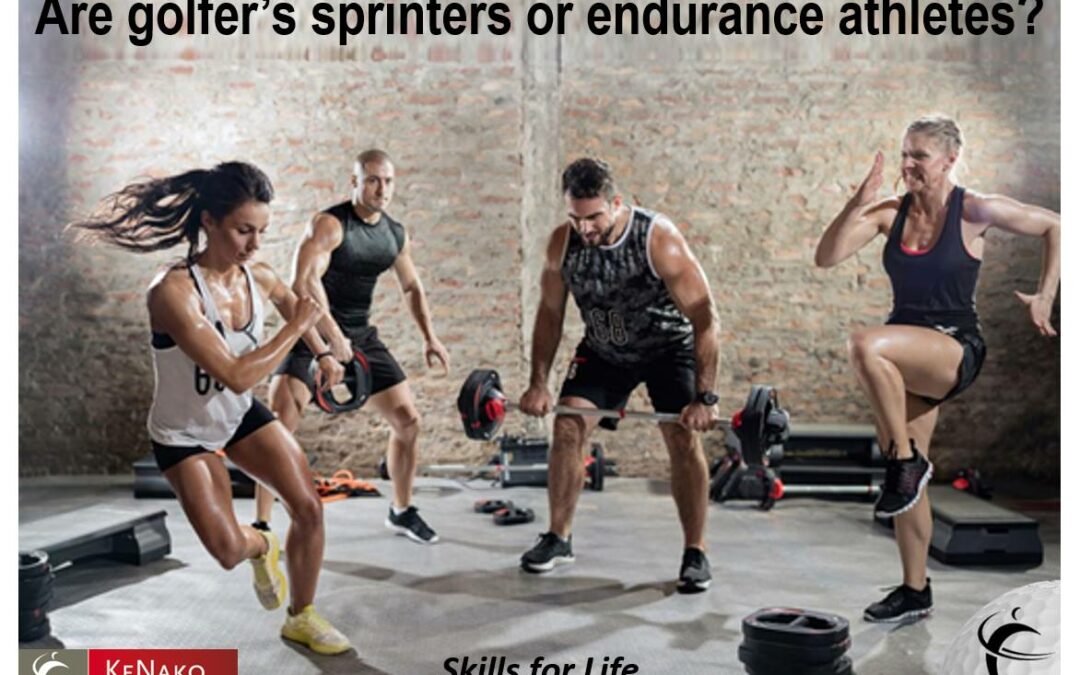 Are golfer’s sprinters or endurance athletes?