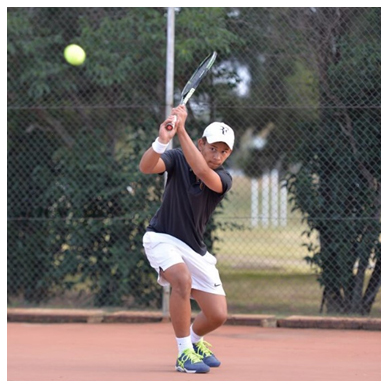Damian Muller Competes for SWD in IPT Tennis Tournament