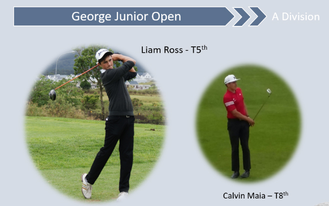 KeNako Academy, Liam Ross T5th in George Junior Open.
