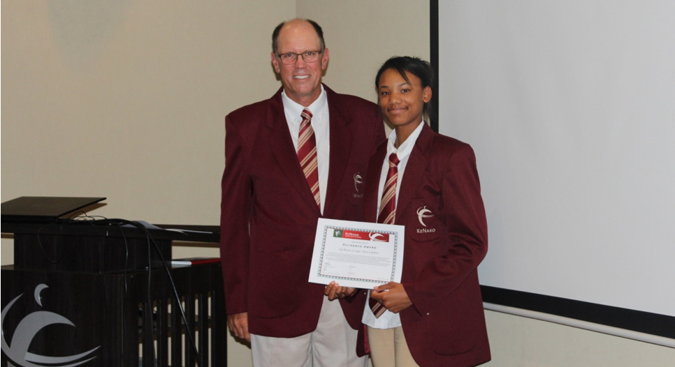 Sylken November Receives the Diligence Award