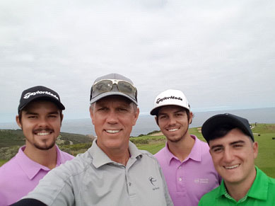 Enjoying A Friendly Round at Oubaai Golf Course