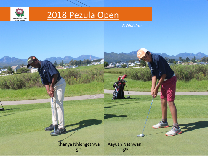 KeNako Academy, Khanya Nhlengethwa 5th in Pezula Open B Division.