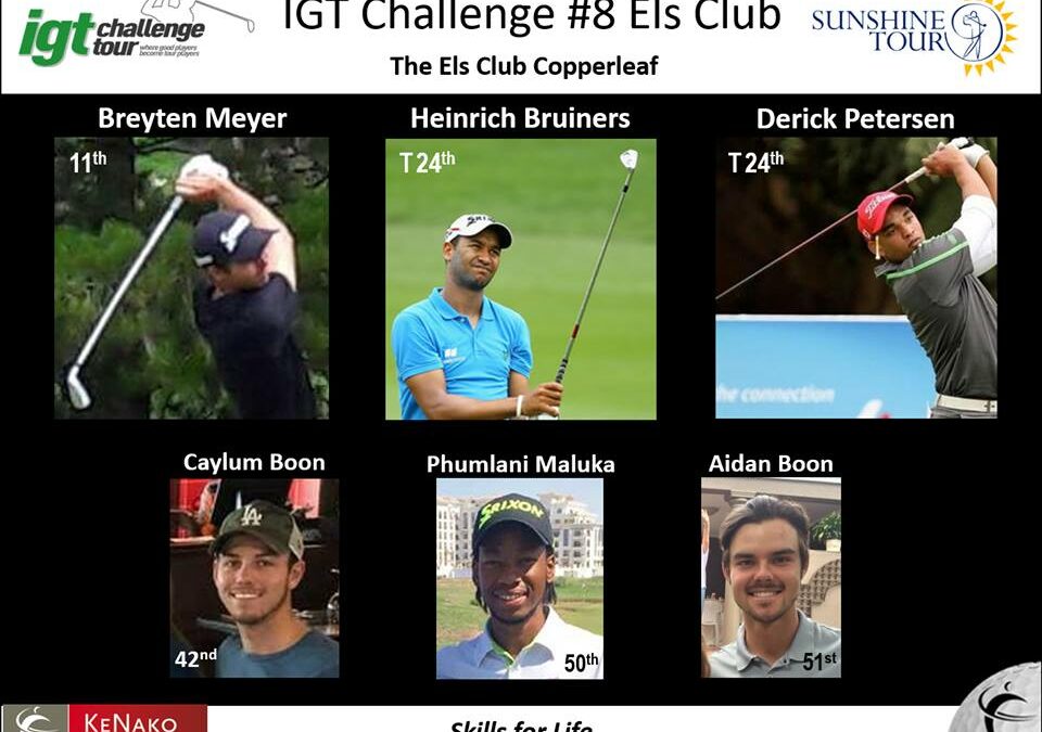 Breyten Meyer 11th in the IGT Challenge #6 Els Club