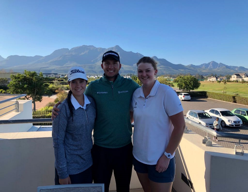 European Tour Player Dean Burmester Enjoys Social Round with 2 KeNako School Leavers