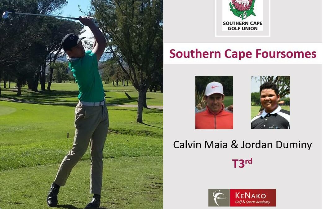Calvin Maia and Partner T3rd in Southern Cape Foursomes