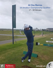 AJ Dos Ramos Prepares for SA Amateur Championship Qualifier