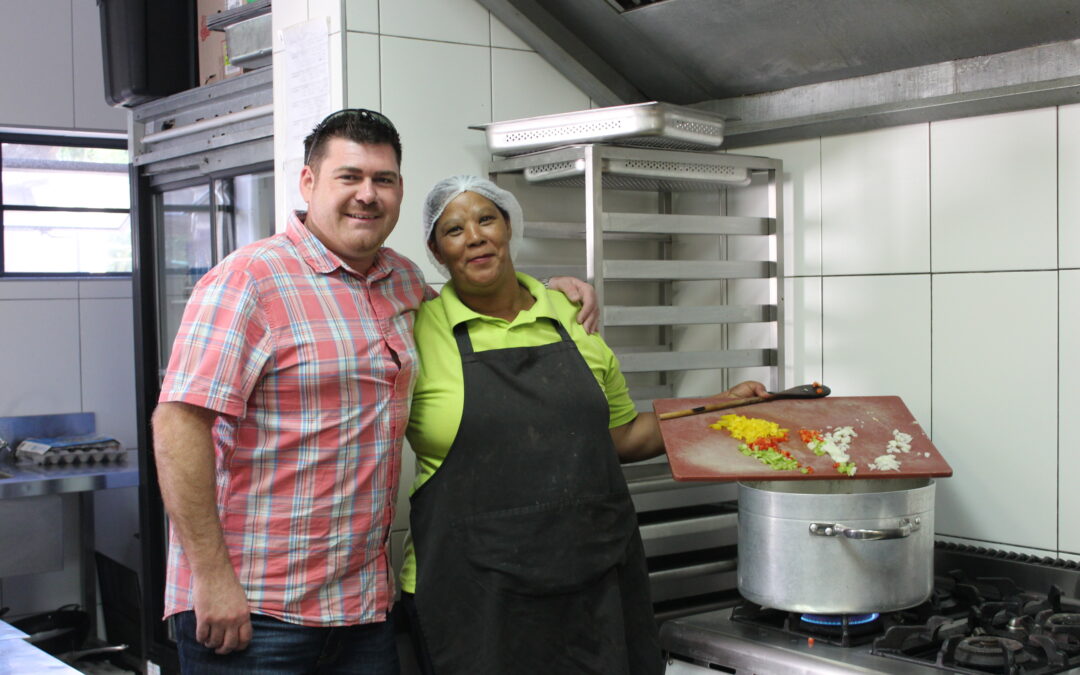 Former Chef Robert Douglas Visits to Greet KeNako Staff Members