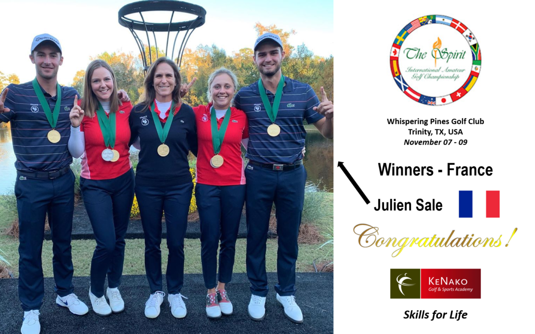 Julien Sale and French Team Win Spirit International Amateur Golf Championship