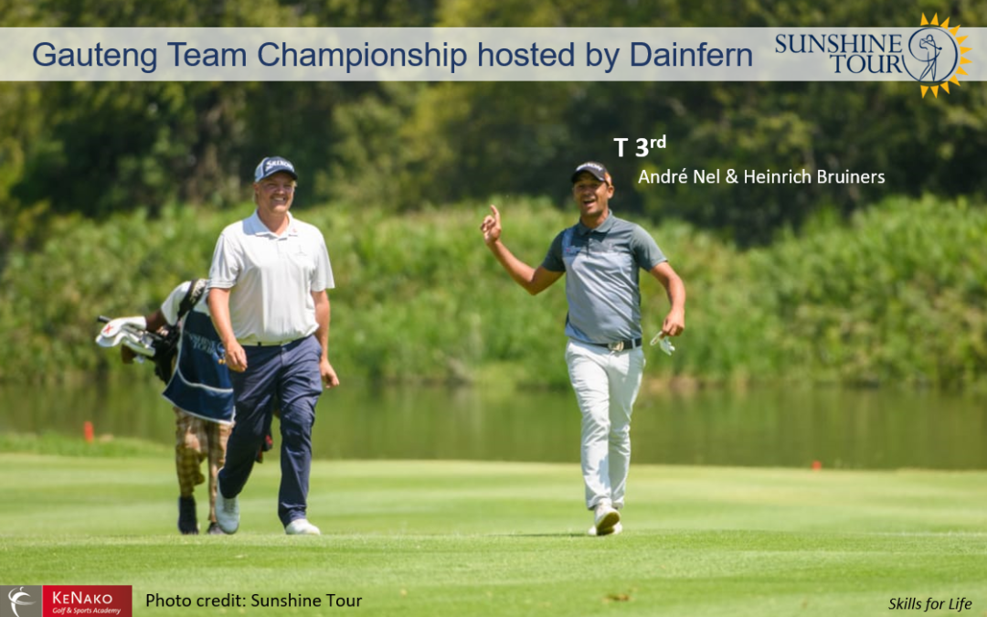 André Nel and Heinrich Bruiners T3rd in Gauteng Team Championship