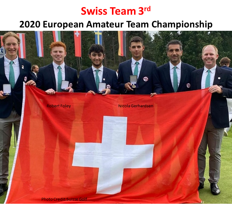 Robert Foley, Nicola Gerhardsen & Swiss Team 3rd in European Amateur Team Championship!