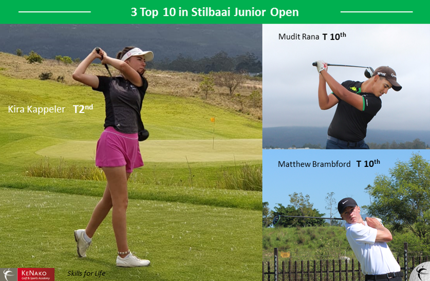 3 Top 10 in Stilbaai Junior Open!