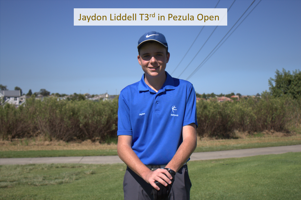 Jaydon Liddell T3rd in Pezula Open