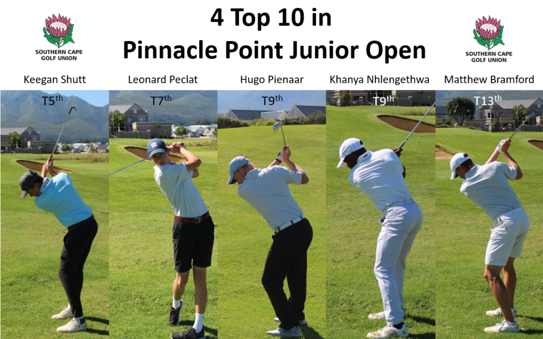 4 Top 10 in Pinnacle Point Junior Open!