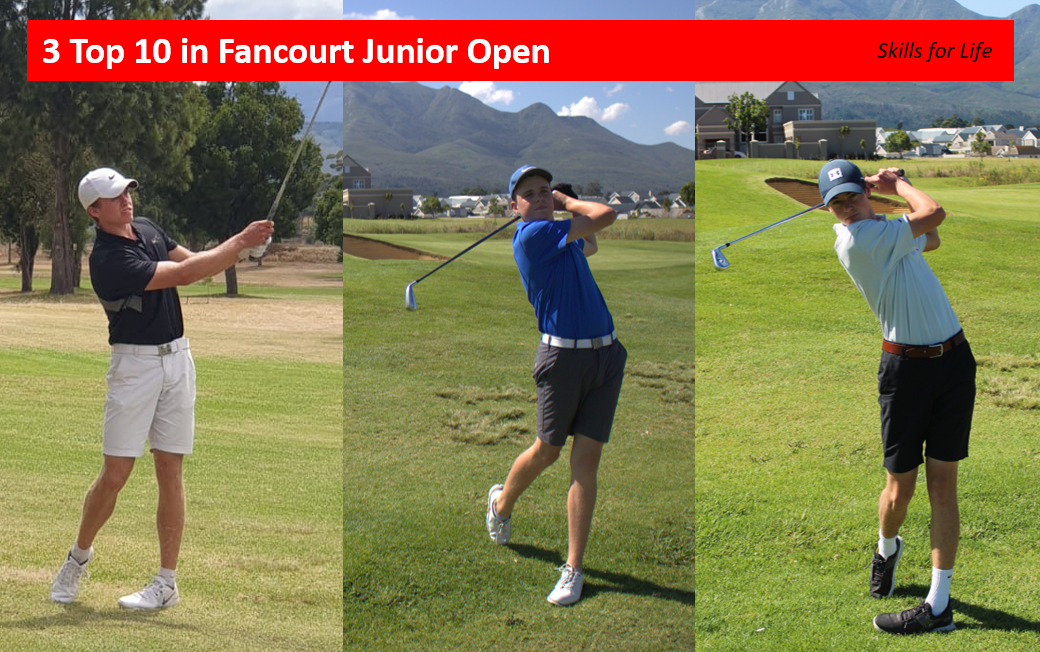3 Top 10 in Fancourt Junior Open