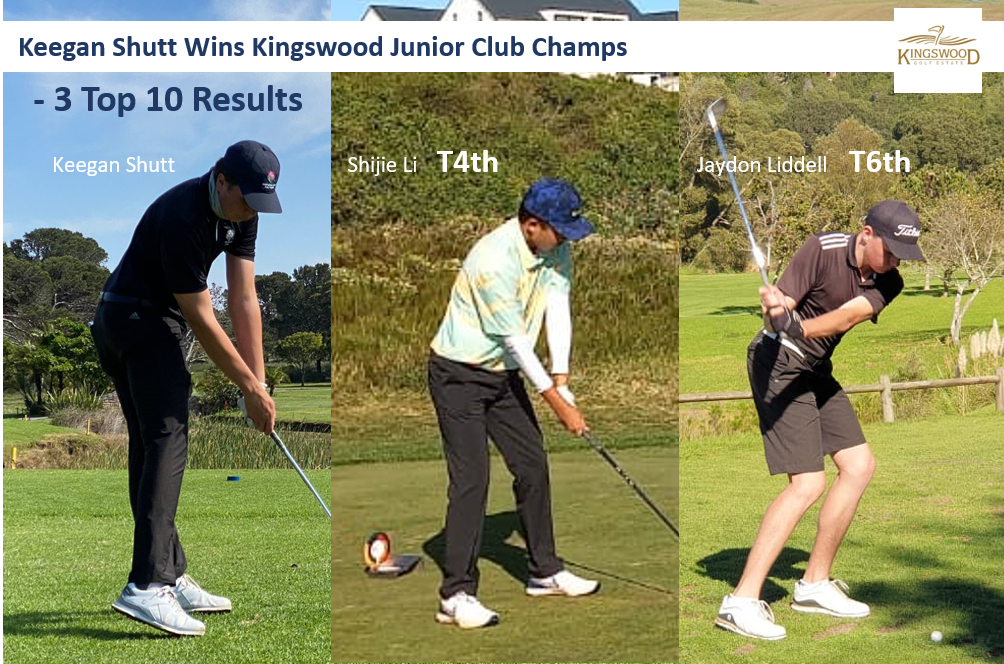 3 Top 10 in Kingswood Junior Club Championship!