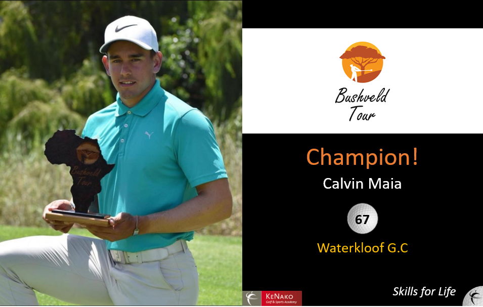 Calvin Maia Triumphs at Waterkloof Golf Club!